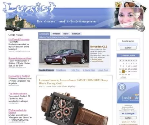 Bild: Aktuelle Luxus- und Lifestyle-Artikel auf einen Blick