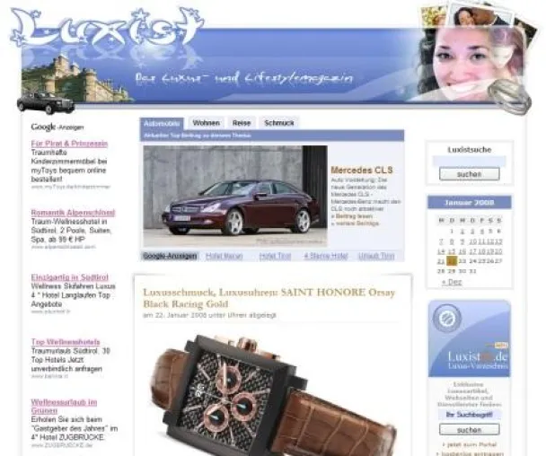 Aktuelle Luxus- und Lifestyle-Artikel auf einen Blick Bild: Aktuelle Luxus- und Lifestyle-Artikel auf einen Blick