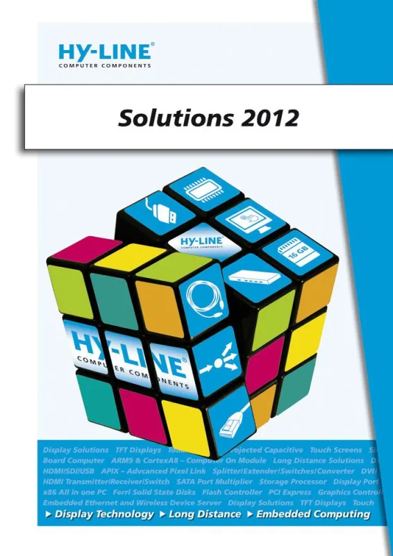Solutions 2012 – Neue Produktbroschüre von HY-LINE Computer Components