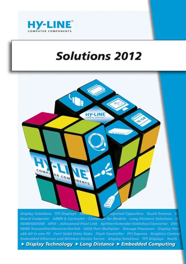 Solutions 2012 – Neue Produktbroschüre von HY-LINE Computer Components
