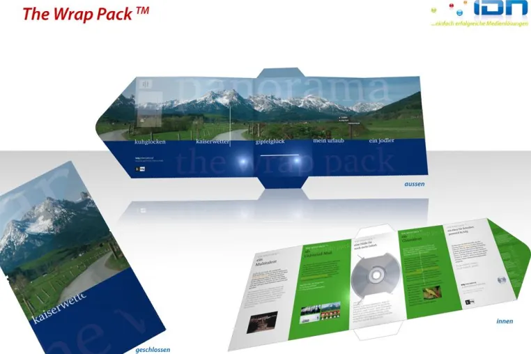 IDN zeigt seine neue Frühjahrskollektion: WRAP PACK und Showcase Packaging Bild: IDN zeigt seine neue Frühjahrskollektion: WRAP PACK und Showcase Packaging