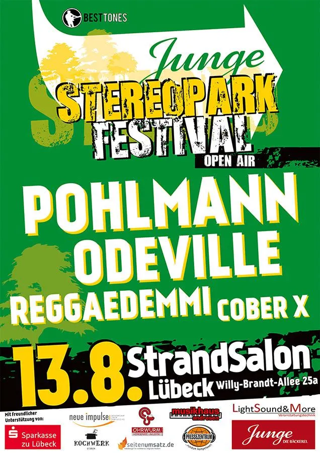 Festivalplakat Junge Stereopark Festival OPEN AIR 2016