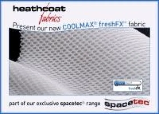 Bild: Heathcoat bringt spacetec mit Coolmax freshFX auf den Markt