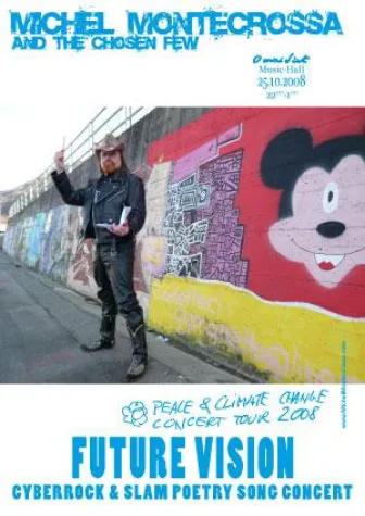 Bild: Michel Montecrossa mit Buch-Neuvorstellungen, Film und Live-Auftritt beim Mirapuri World Literature Fest 2008