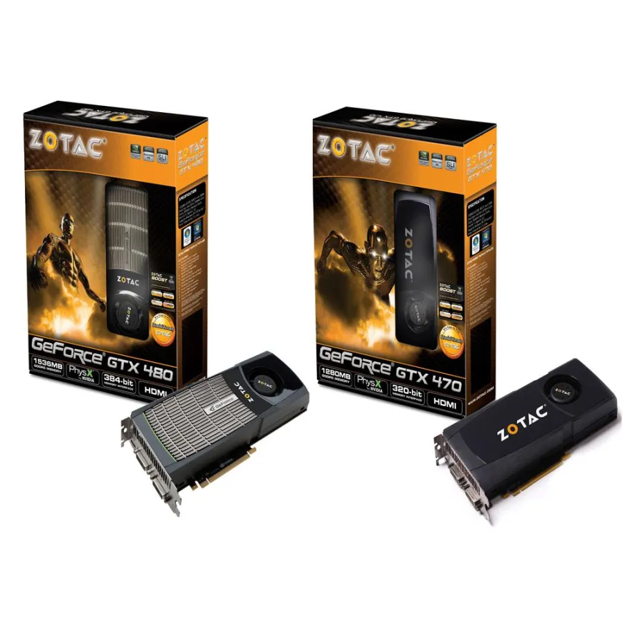 ZOTAC GeForce GTX 480 & GTX 470