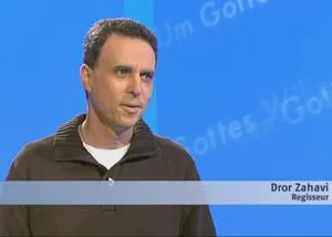 Bild: Bruder Paulus im Gespräch mit Dror Zahavi, Sonntag, 10.05.2009, 8.30 Uhr, N24 Ethik „Um Gottes Willen"