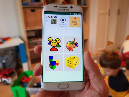 Bild: Digitaler Kindergarten für den Lockdown