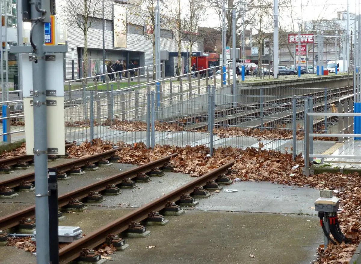 Haltestelle Marktstraße. Frühestens mit dem Stadtbahn-Tunnel 2027 sinnvoll nutzbar. Foto: A. Wulf