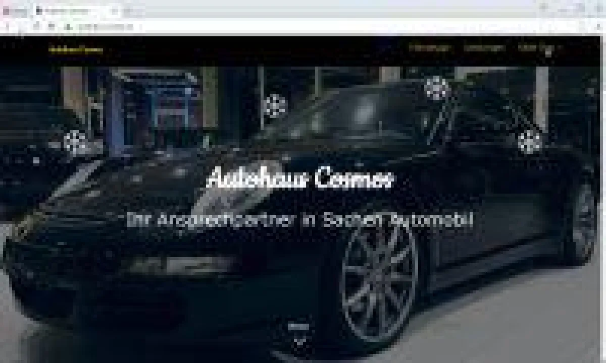 cmsGENIAL-System für Autohaus Cosmos