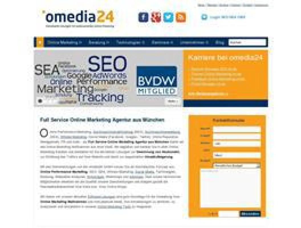 omedia24 präsentiert Relaunch der Agenturseite