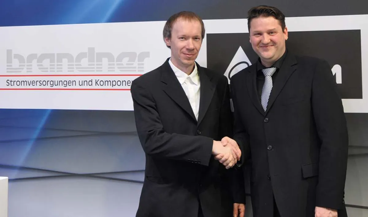 Andree Brander und Uwe Fischer freuen sich auf eine erfolgreiche Zusammenarbeit