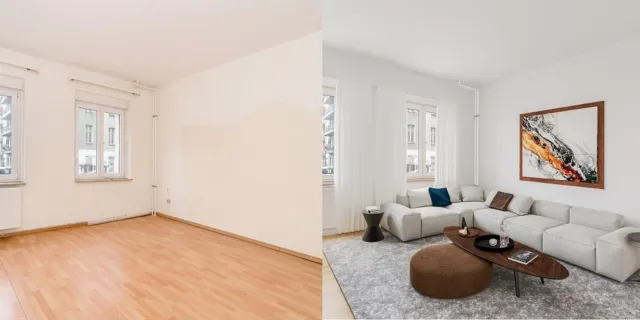 Bild: Digital Staging haucht Immobilien Leben ein