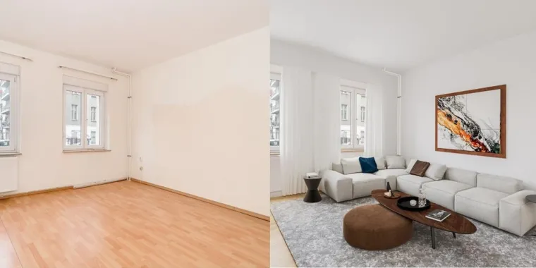 Bild: Digital Staging haucht Immobilien Leben ein