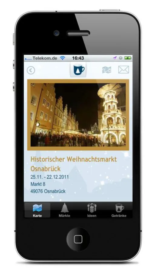 Weihnachtsmärkte24-App