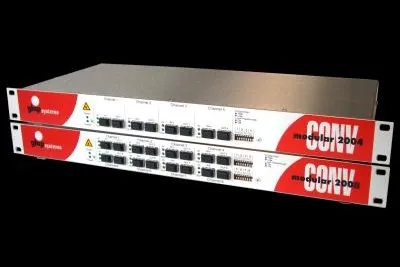 Neuer Multi-Line 10 Gbps Fiber Optic Converter von ghip systems Bild: Neuer Multi-Line 10 Gbps Fiber Optic Converter von ghip systems