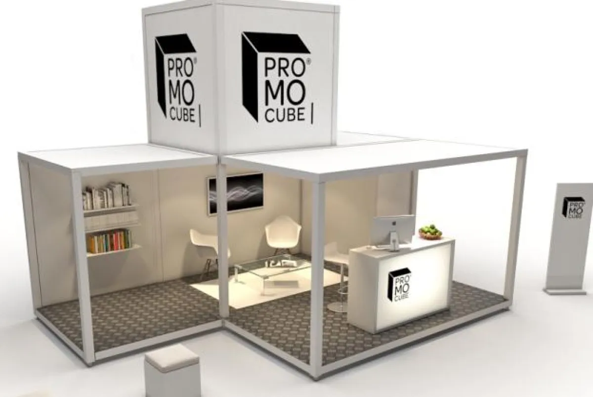 Der Promocube®: Schneller Aufbau, maximale Aktions- und Brandingfläche. www.promocube.eu