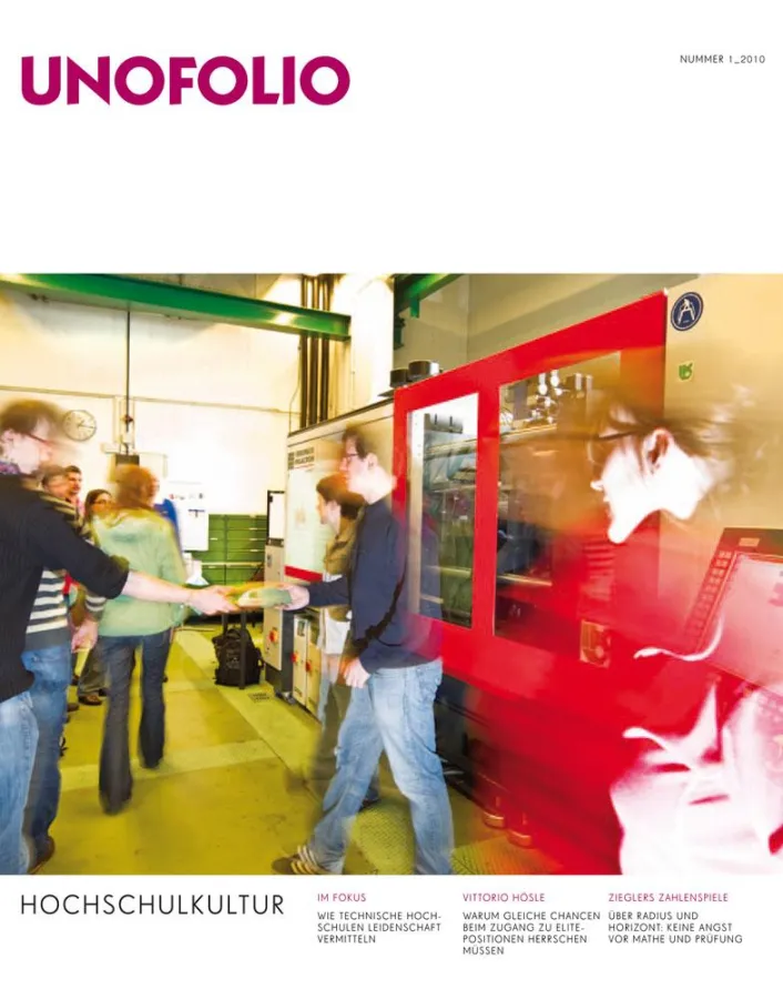 Titel des UNOFOLIO-Magazins Ausgabe 15. Juni 2010