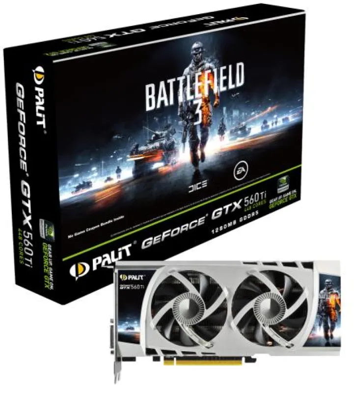 PALIT GeForce GTX 560 Ti 448 cores Battlefield3 Edition