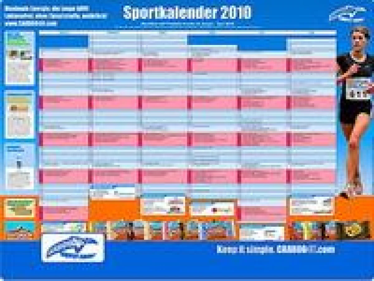 Carboo4U und EnergyOatSnacks Sportkalender 2010