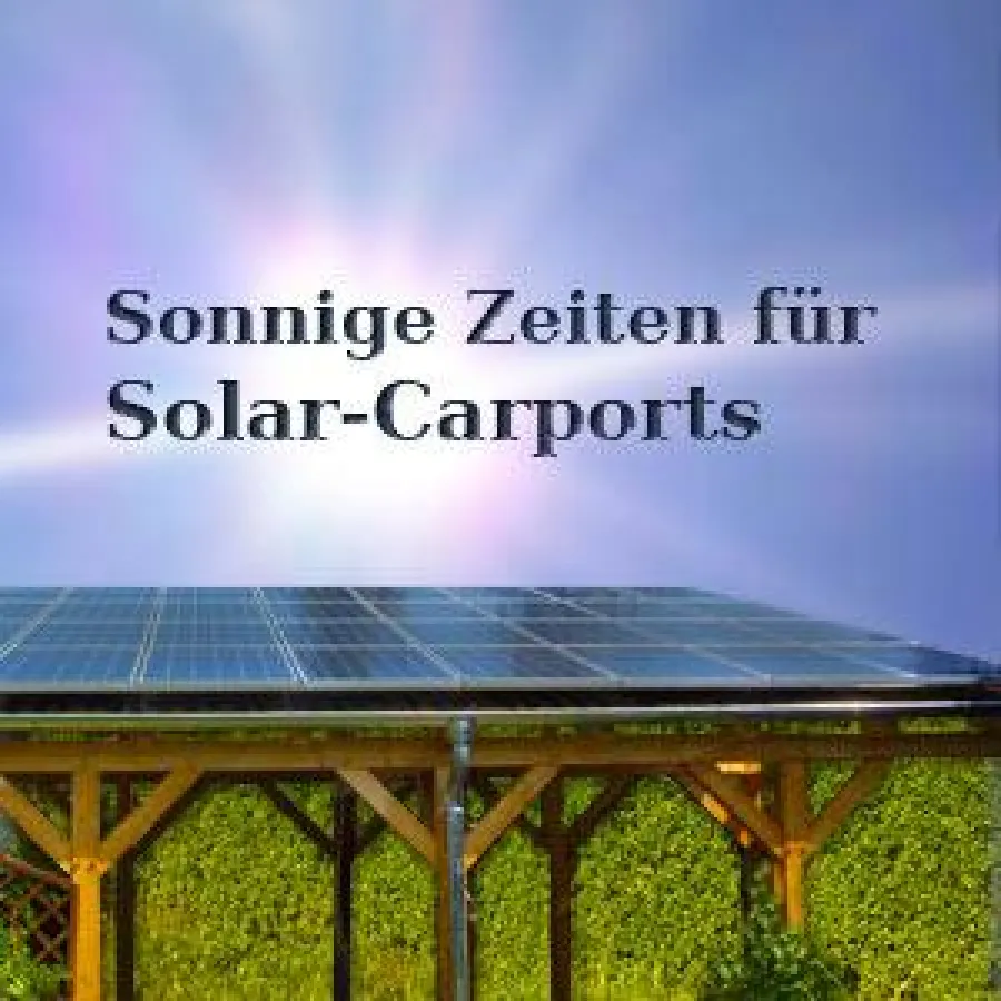 Solarcarport statt Garage