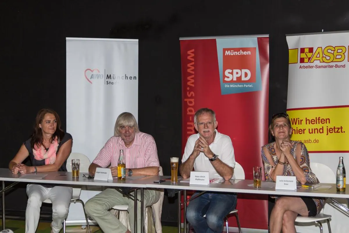 Der Vorstand der IsarInselFest e.V. bei der Pressekonferenz
