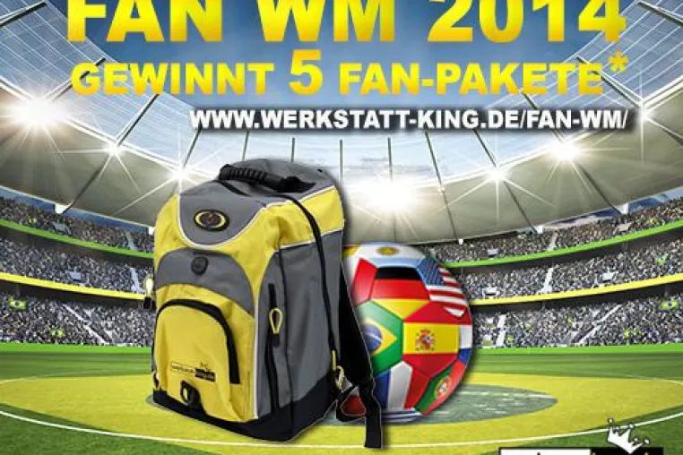 Bild: FAN-WM 2014: werkstatt-king.de verlost 5 Fan-Pakete