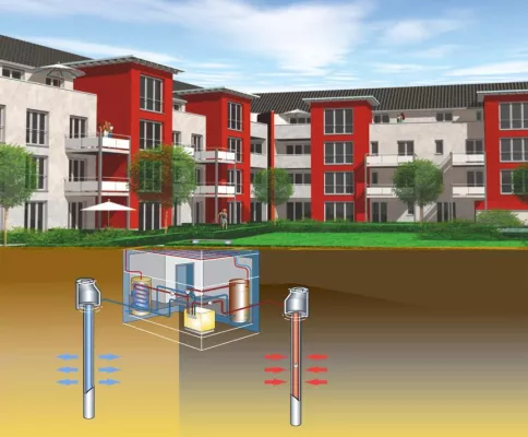 Bild: Richtfest der Energiesparhäuser am Klettenbergpark