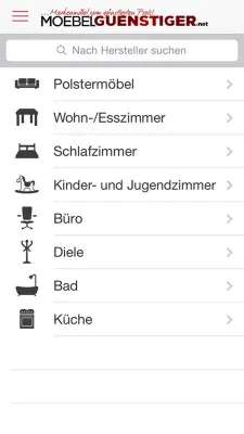 Bild: MoebelGuenstiger.net-App geht an den Start