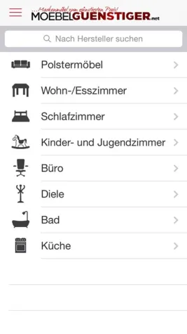 Bild: MoebelGuenstiger.net-App geht an den Start