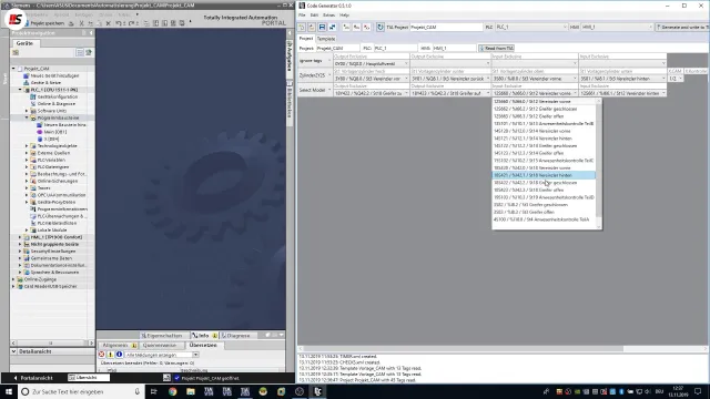 Code Generator für das TIA Portal - Automatisierungstool für S7 Software-Erstellung Bild: Code Generator für das TIA Portal - Automatisierungstool für S7 Software-Erstellung