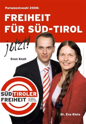 Bild: Landesweite Plakataktion - Freiheit für Süd-Tirol