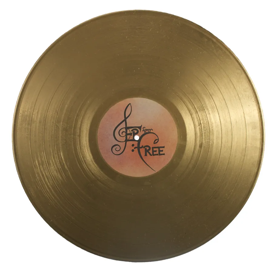 Die EPforFREE-Trophäe (© InLine Audio Studios Knoke Kuhn GbR)