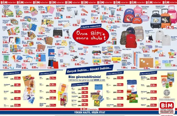 Bild: Aktuelle Türkei: BIM – der „Türkei-Aldi“ – unterstützt Schulbeginn