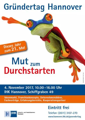 Bild: Mut zum Durchstarten: Gründertag Hannover am 4. November in der IHK