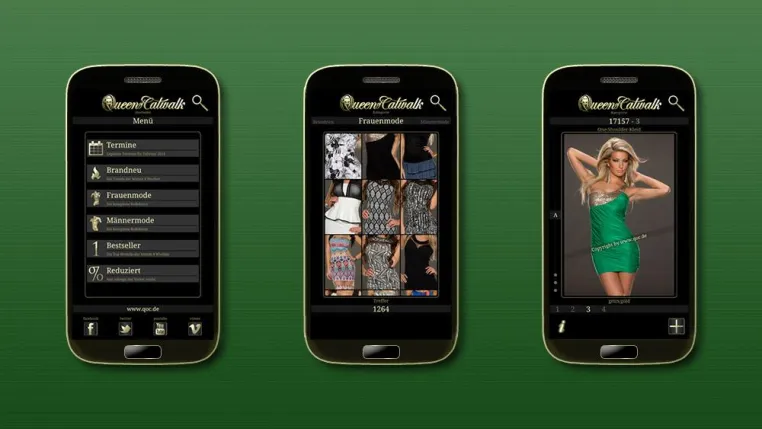 Bild: Queen of Catwalk GmbH: Erste App des Karlsruher Mode-Großhändlers ist da