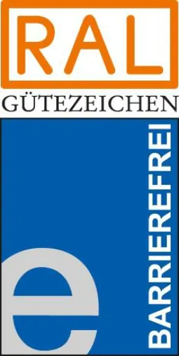 RAL Gütezeichen barrierefrei Richtschnur für die Gastronomie Bild: RAL Gütezeichen barrierefrei Richtschnur für die Gastronomie