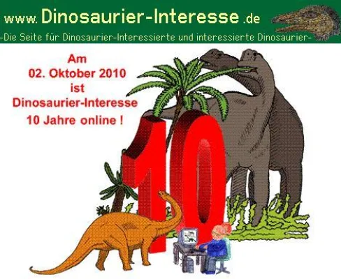 Bild: 10 Jahre Dinosaurier-Interesse - Von und für große und kleine Dinofan's
