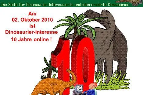 Bild: 10 Jahre Dinosaurier-Interesse - Von und für große und kleine Dinofan's