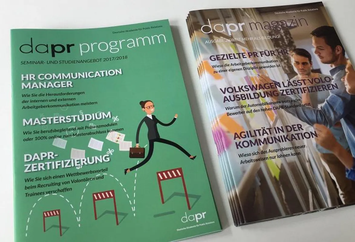 dapr programm 2017/2018 mit dapr magazin