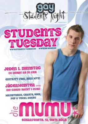 Bild: Students Tuesday am Dienstag 03. Februar 2009 ab 20h in der Mumu in Köln