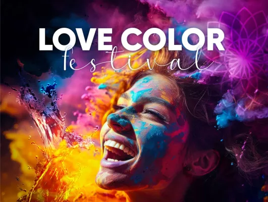 Bild: Love Color Festival - Farbenfrohe Poolparty im F3 Wohlfühlbad