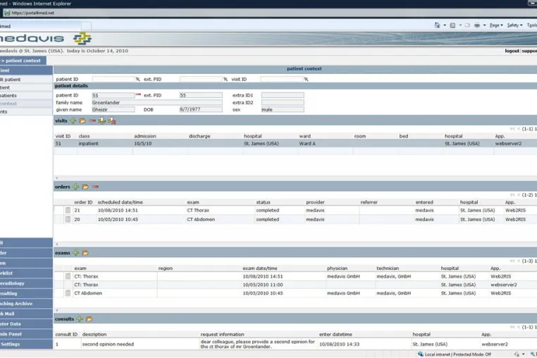 medavis präsentiert workflow-orientierte Vernetzungslösung auf der MEDICA 2010 Bild: medavis präsentiert workflow-orientierte Vernetzungslösung auf der MEDICA 2010