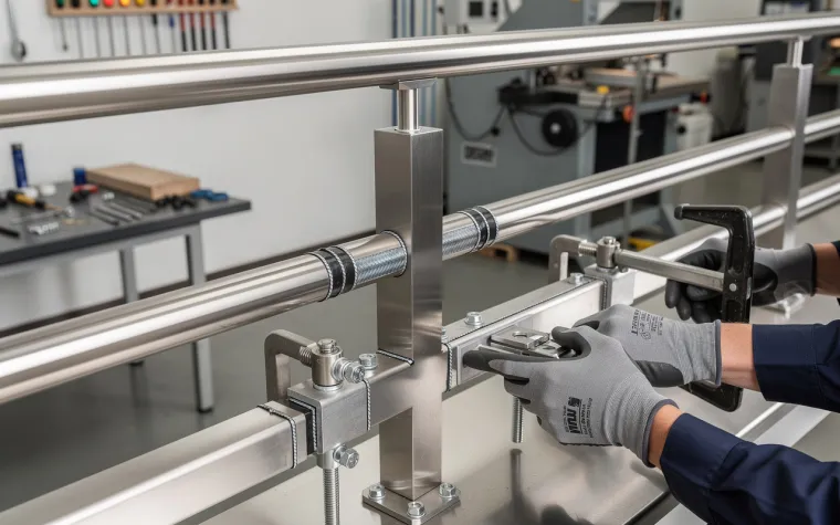 Bild: Moderne Verbindungstechnik im Geländerbau