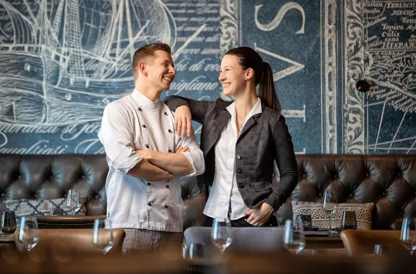 Bild: Frischer Gourmet-Wind im Doppelpack: Hotel Hafen Flensburg mit neuem Küchenchef und Restaurantleitung