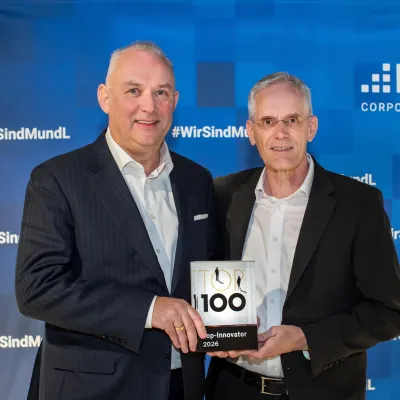 Sechsmal ausgezeichnet – die M&L AG gehört auch 2026 zu den TOP 100 Innovatoren Deutschlands. Bild: Sechsmal ausgezeichnet – die M&L AG gehört auch 2026 zu den TOP 100 Innovatoren Deutschlands.
