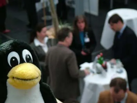 Bild: Fazit: VOIP auf Linuxbasis Trendthema auf der Libcon 2005