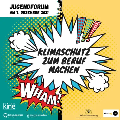Bild: Das Jugendforum 2021 - Klimaschutz zum Beruf machen