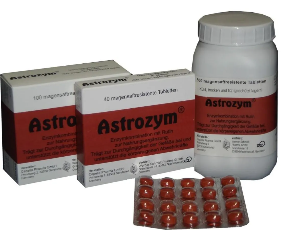 Astrozym® - Nahrungsergänzungsmittel für gesunde Gefäße und bewegliche Gelenke