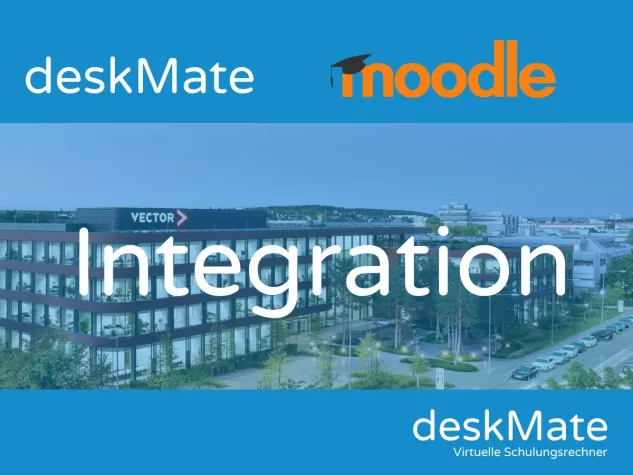 Bild: Vector Informatik setzt neue Maßstäbe: Integration von deskMate in Moodle revolutioniert Software-Trainings