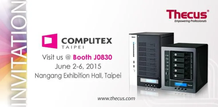 Thecus stellt innovative Nas-Lösungen auf der Computex 2015 vor Bild: Thecus stellt innovative Nas-Lösungen auf der Computex 2015 vor